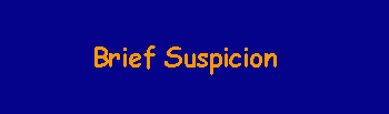 Brief Suspicion Title